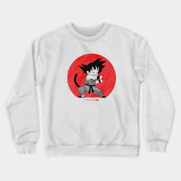 Kame Hame Ha Ink Crewneck Sweatshirt by Melonseta